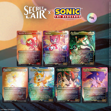 Secret Lair x Sonic: Friends and Foes - Foil Edition