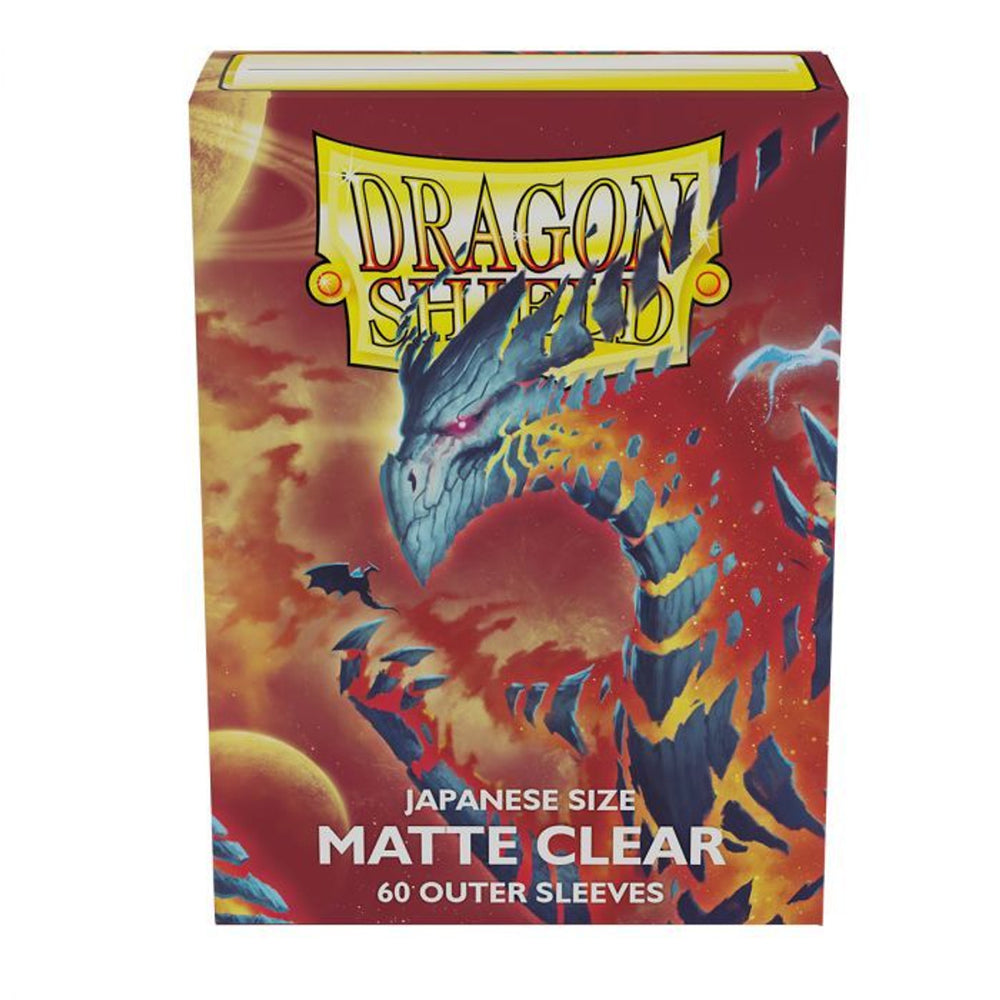 Dragon Shield - Japanese Size Matte Clear Outer Sleeves (60ct)