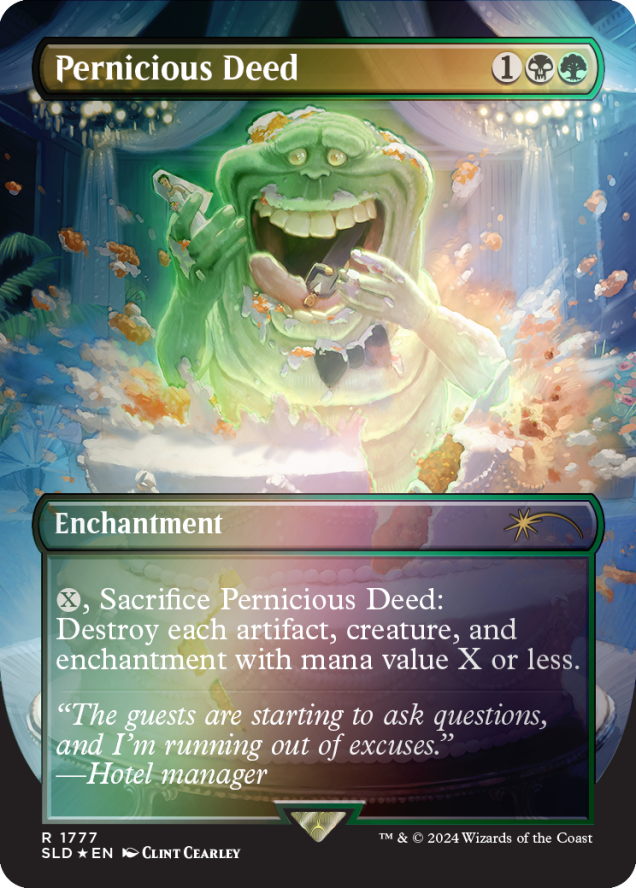 Secret Lair Ghostbusters: Slimer - Rainbow Foil Edition