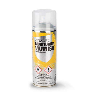 Citadel Munitorium Varnish Spray - This item can't be shipped express.