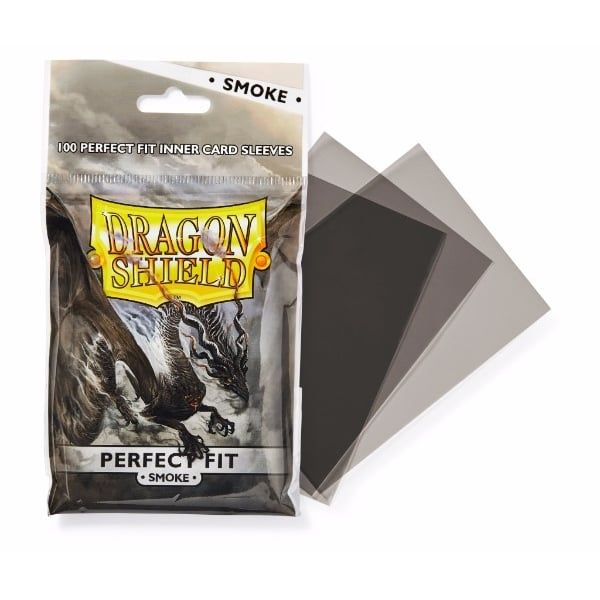 2 Packs Dragon Shield Sealable Inner Sleeve Smoke Standard Size 100 ct Card  Sleeves Individual Pack