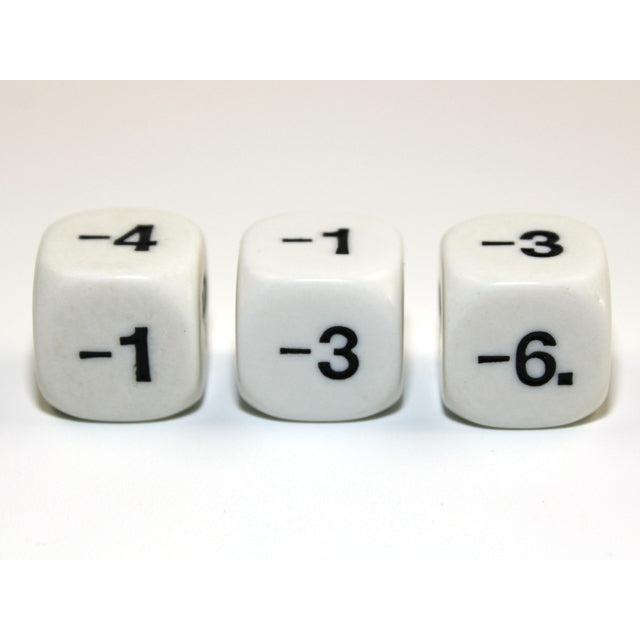 Chessex 16mm Opaque (-#'1-6) White/black