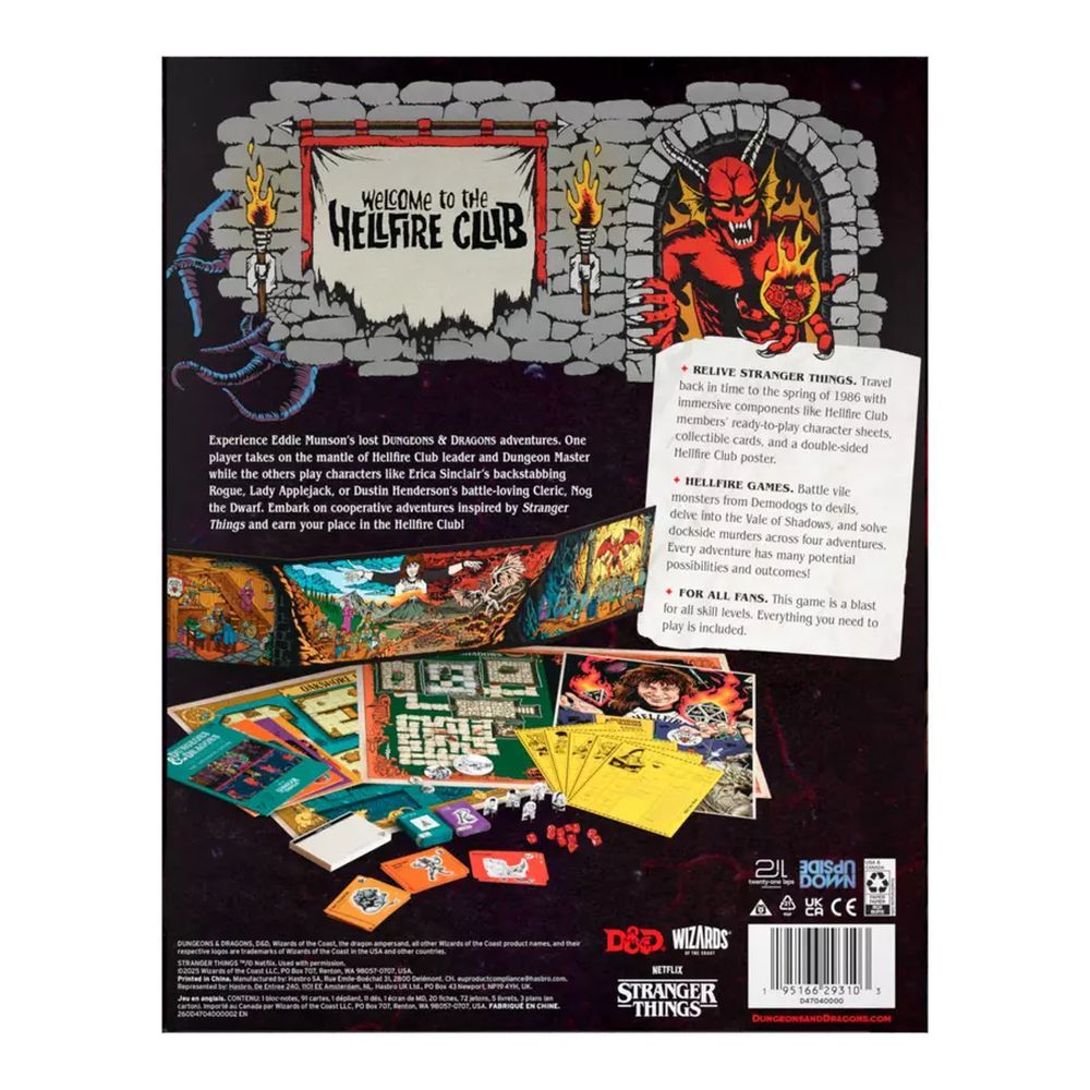 Dungeons & Dragons Stranger Things: Welcome to the Hellfire Club
