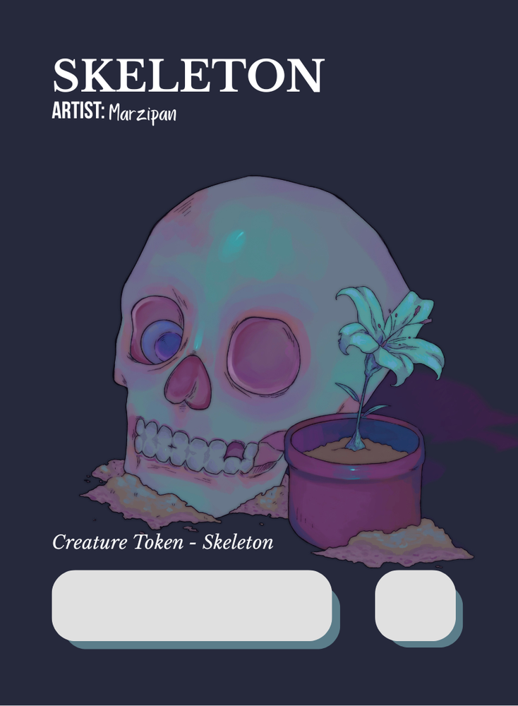 Skeleton Token (Blank) - By Marzipan