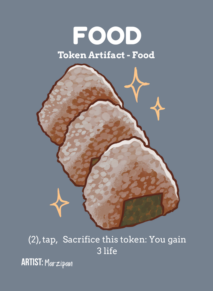 Food Token (Onigiri) - By Marzipan