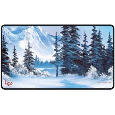 Ultra Pro - Bob Ross Winter Paradise Stitched Playmat