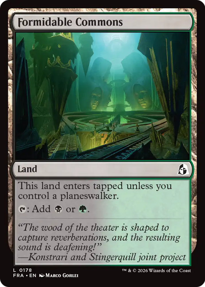 Formidable Commons [Reality Fracture]