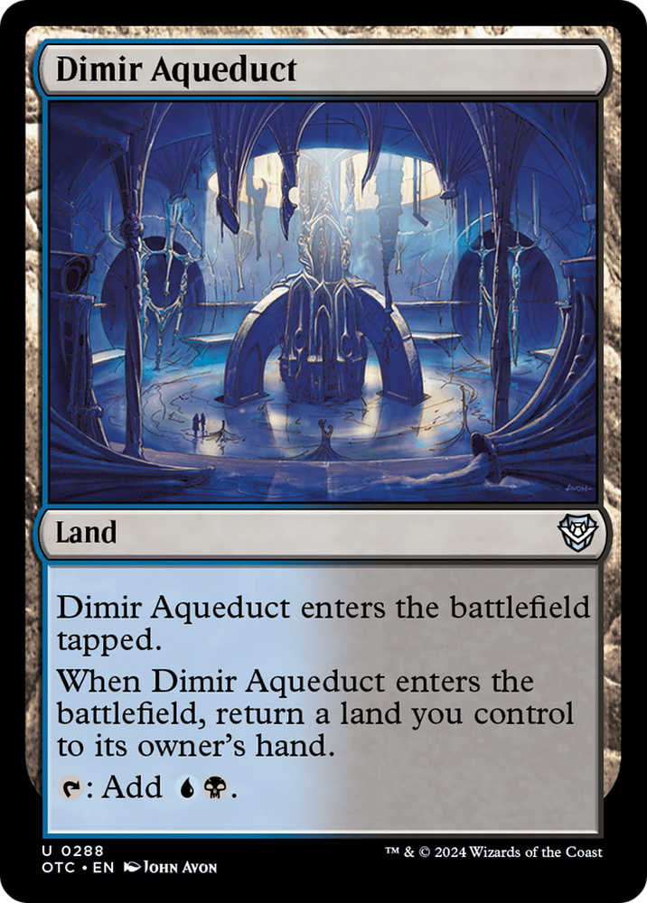 Dimir Aqueduct [Outlaws of Thunder Junction Commander]