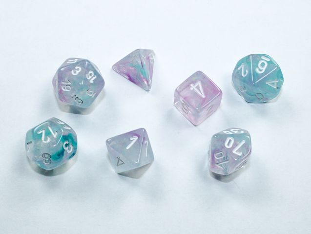 Chessex Nebula Mini Westeria/White 7-Die Set