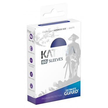 Ultimate Guard Japanese Size Katana Sleeves (60ct) (Blue)