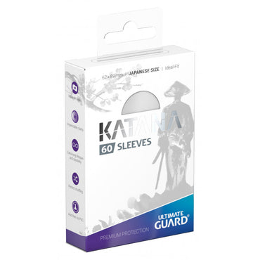 Ultimate Guard Japanese Size Katana Sleeves (60ct) (White)