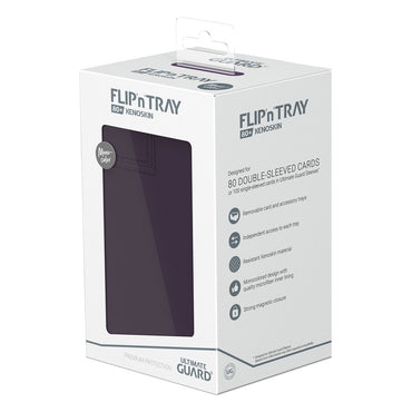 Ultimate Guard Flip n Tray 80+ XenoSkin Monocolor Deck Box (Purple)