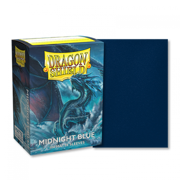 Dragon Shield - Standard Size Matte Sleeves (100ct) (Midnight Blue)