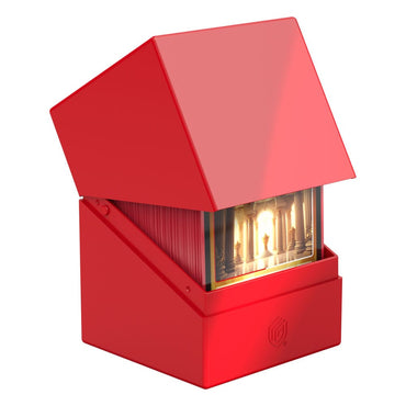 Ultimate Guard 100+ Solid Colour Boulder Deck Case (Solid Red)