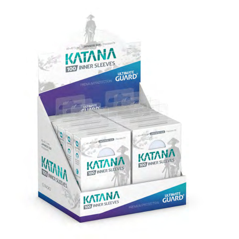 Ultimate Guard - Japanese Size Katana Precise-Fit Inner Sleeves (Transparent)