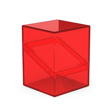 Ultimate Guard 100+ Boulder Deck Case - Clear Colours (Clear: Ruby)