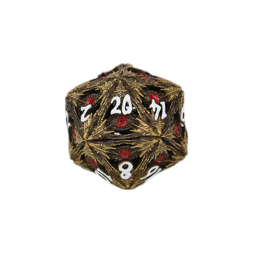 LPG Dice Set: Dragon Eye - Ancient Bronze/Red