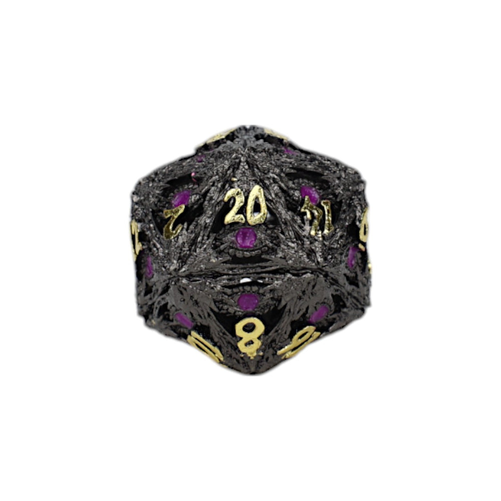 LPG Dice Set: Dragon Eye - Black/Gold