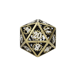 LPG Dice Set: Clockwork Sun - Tarnished Gold