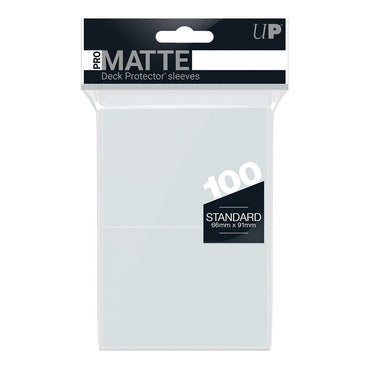 Ultra Pro: PRO-Matte Standard Deck Protector Sleeves: Clear (100ct)