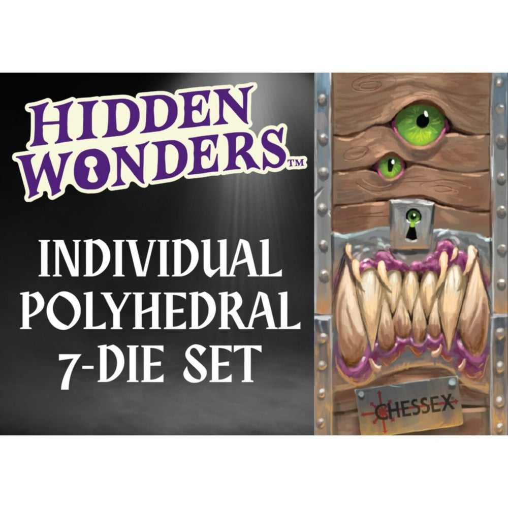 CHX Hidden Wonders Assorted 7-Die Polyhedral Set