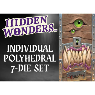 CHX Hidden Wonders Assorted 7-Die Polyhedral Set