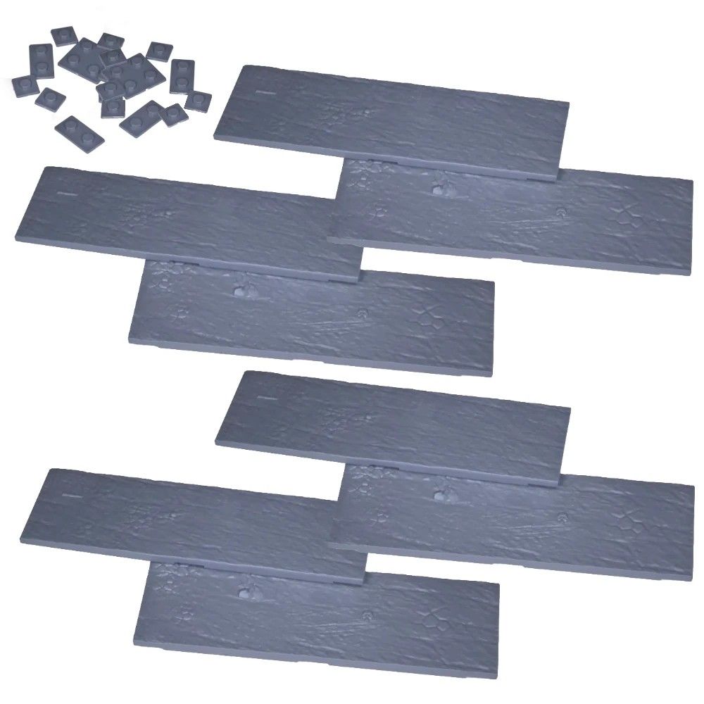 Kings of War - Modular Plastic Base Set (120x40) 8pc