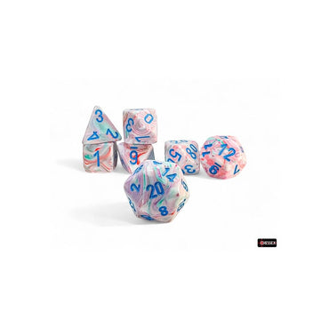 Chessex Festive Mega-hedral Pop Art/blue 7-Die Set