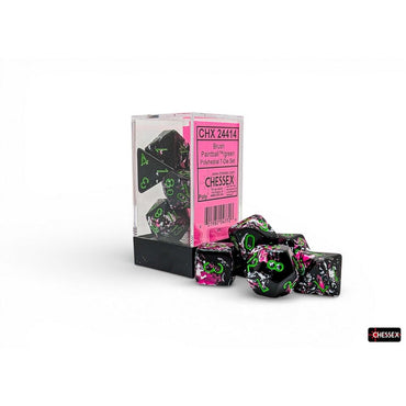 Chessex Brush Paintball/Green 7-Die Set