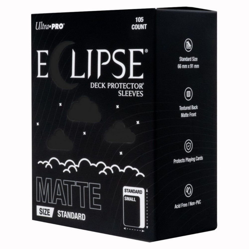 Ultra Pro - Eclipse Matte Standard Sleeves - Jet Black