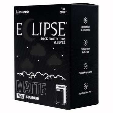 Ultra Pro - Eclipse Matte Standard Sleeves - Jet Black