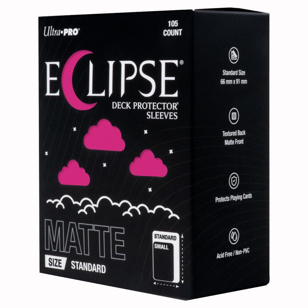 Ultra Pro - Eclipse Matte Standard Sleeves - Hot Pink