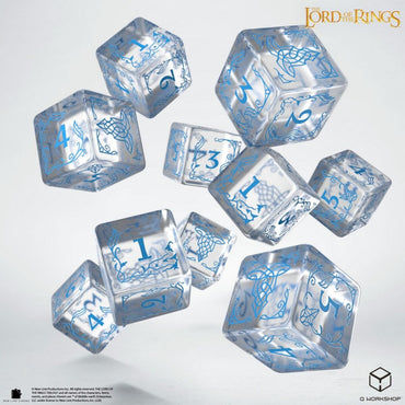 The Lord of the Rings: Rivendell 10xD6 Dice Set - Water