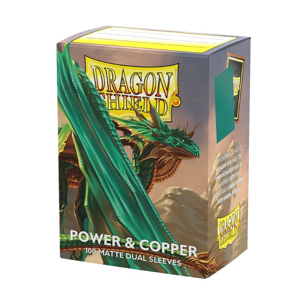 Dragon Shield - Matte Dual Sleeves (Power & Copper)