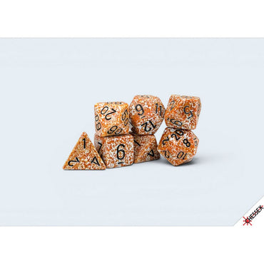 Chessex Speckled Rust Polyhedral 7-Die Set