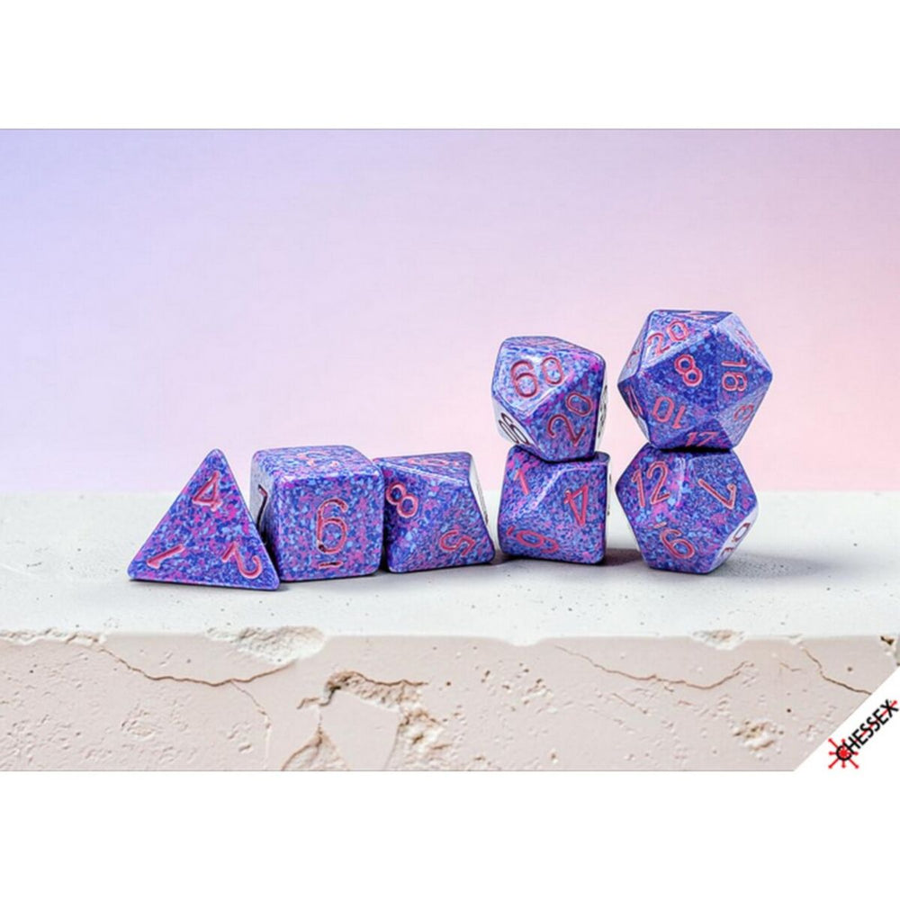 Chessex Speckled Purple Passion Polyhedral 7-Die Set