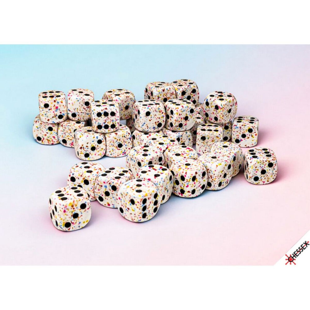 Chessex Speckled Birthday 12mm d6 Dice Block (36)