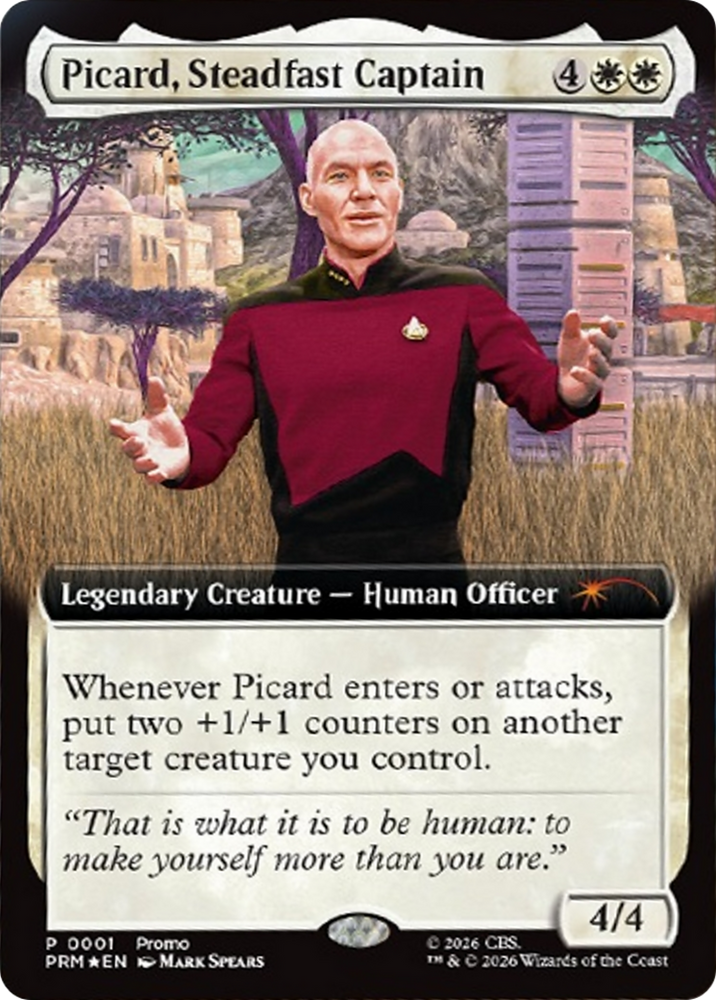 Picard, Steadfast Captain (Extended Art) [Media Promos]