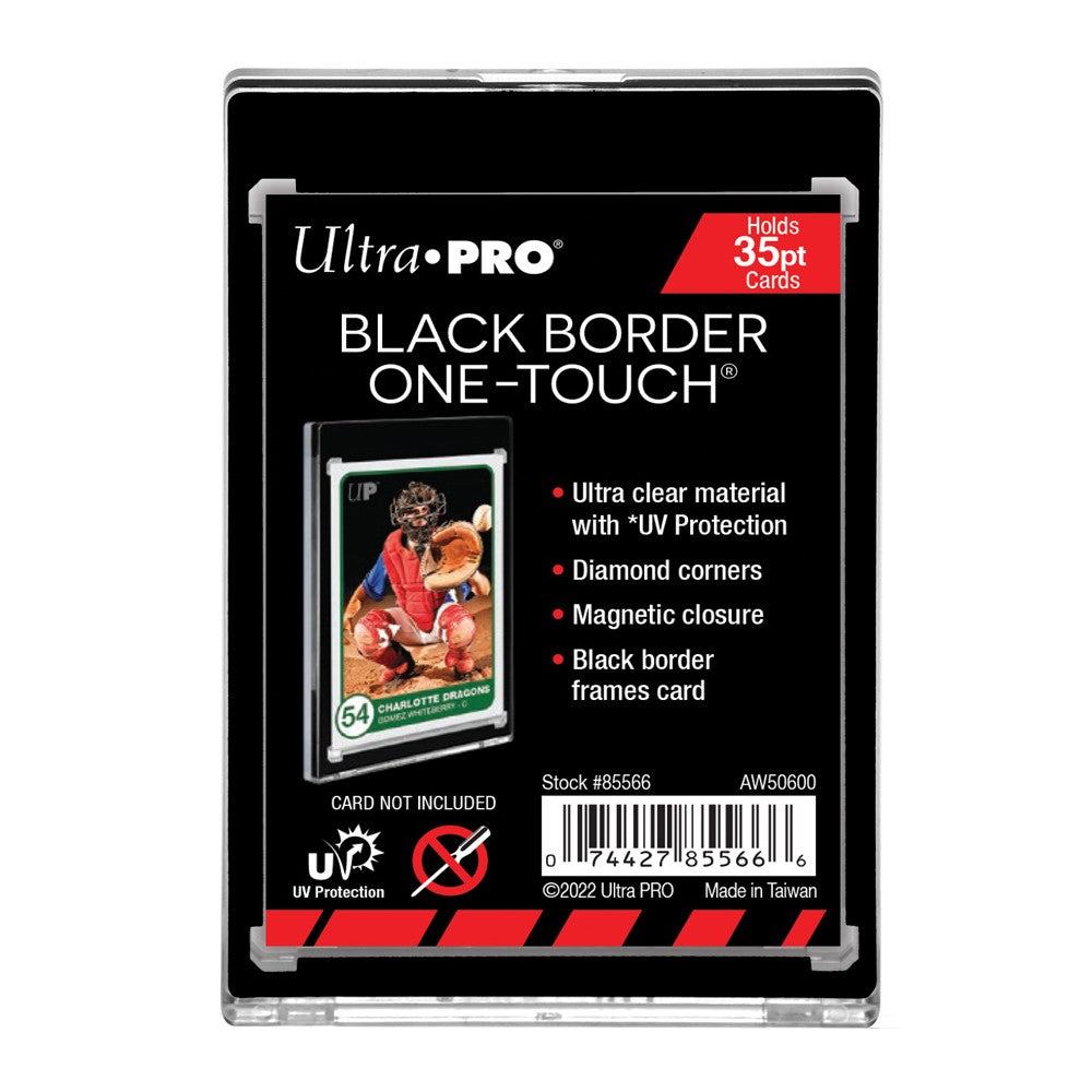Ultra Pro - 35pt Black Border One-Touch Magnetic Holder