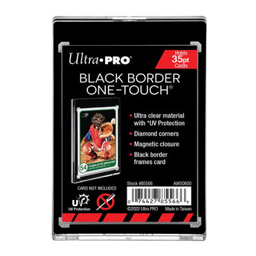 Ultra Pro - 35pt Black Border One-Touch Magnetic Holder