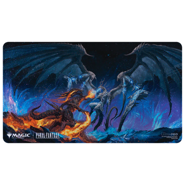 Ultra Pro - Magic Final Fantasy Playmat - Bahamut and Ifrit (Holofoil)
