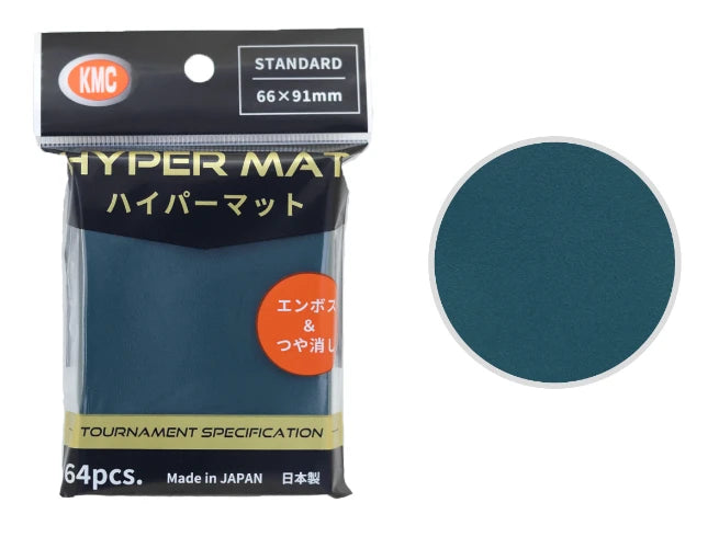 KMC Hyper Mat Sleeves (64pcs) - Green