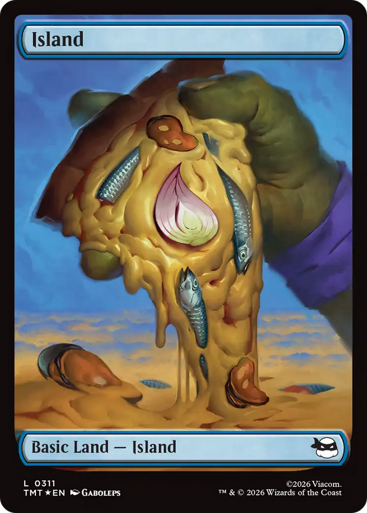 Island (0311) (Surge Foil) [Teenage Mutant Ninja Turtles]