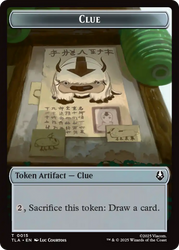 Clue (0015) // spirit (003) Double-Sided Token [Avatar: The Last Airbender Tokens]