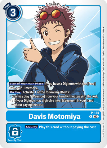 Davis Motomiya [P-124] (NYCC 2023 Demo Deck) [Promotional Cards]
