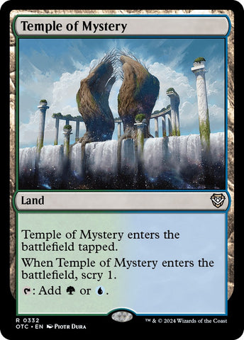 Temple of Mystery [Outlaws of Thunder Junction Commander]