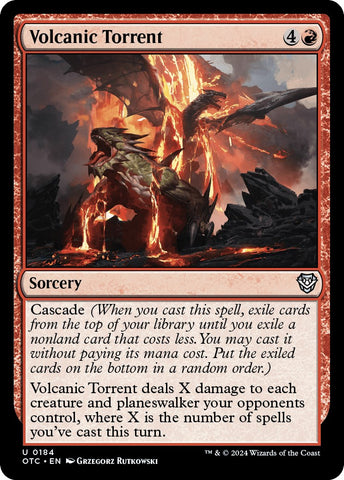 Volcanic Torrent [Outlaws of Thunder Junction Commander]