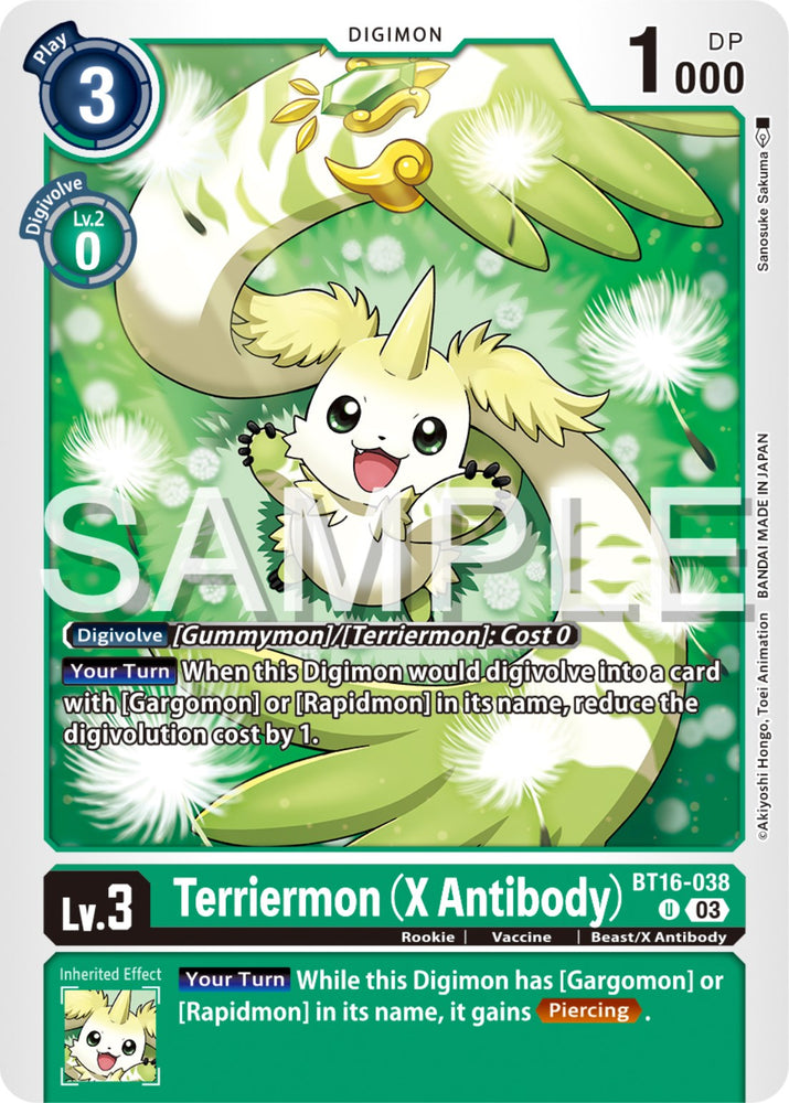 Terriermon [BT16-038] (X Antibody) [Beginning Observer]