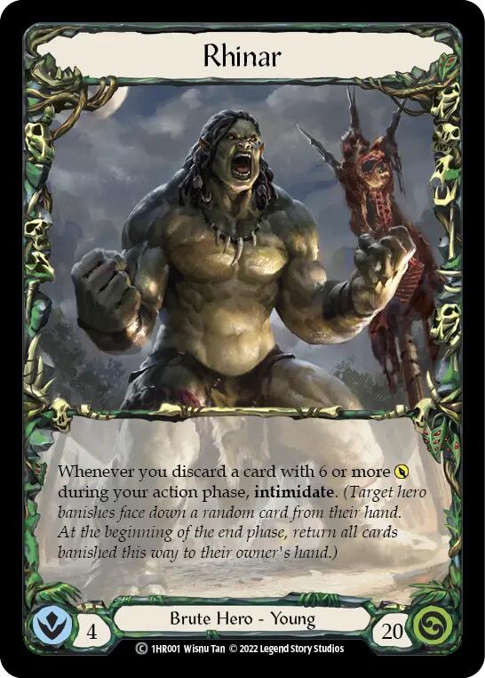Rhinar [1HR001] (Historic Pack 1 Blitz Deck Rhinar)