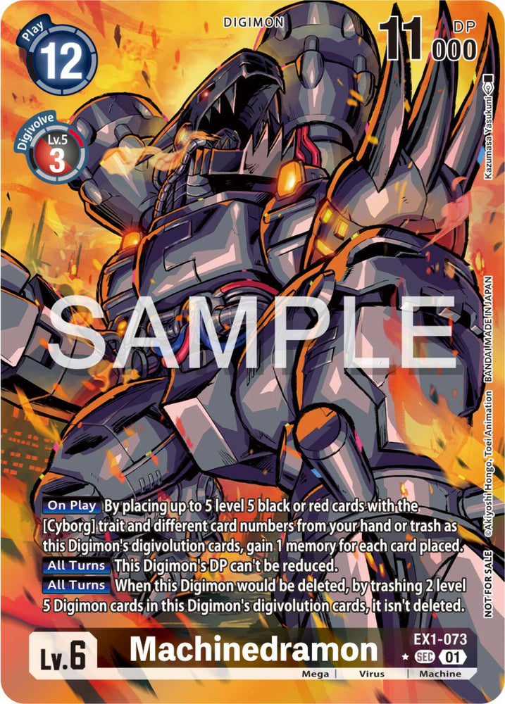 Machinedramon [EX1-073] (Release Special Booster Ver.2.0 Celebration Event Winner) [Release Special Booster Ver.2.0 Promos]